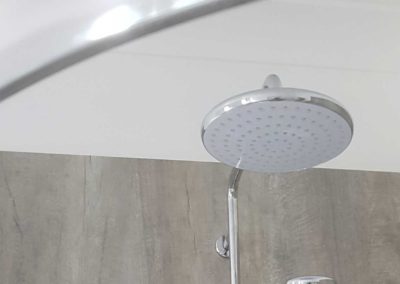 New bathroom installation - new shower