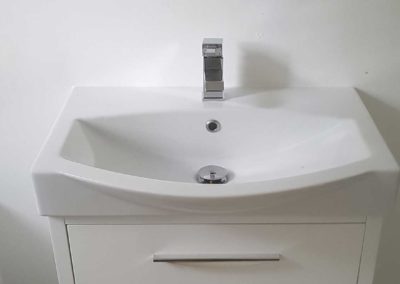 New bathroom installation - new sink